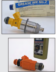 Fuel injectors with lubrication products.