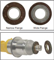 Narrow and wide flange components displayed.